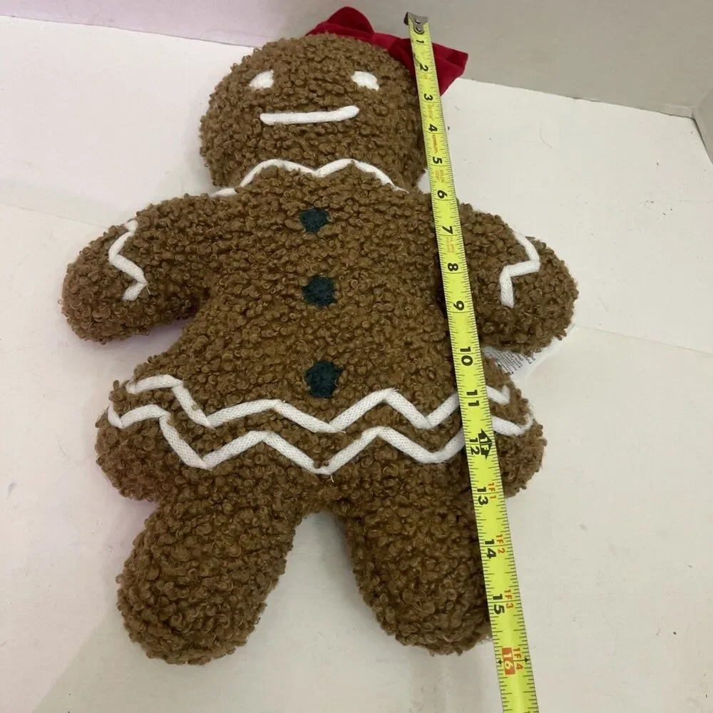 Mixed Lot Of Gingerbread Pillow Plush Christmas Cookie Decor Ms Spice